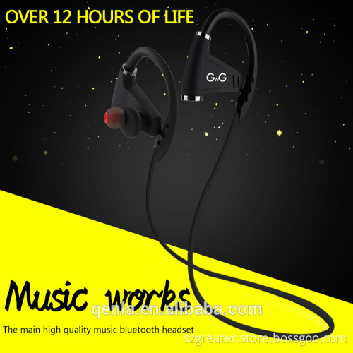 2017 New Sport Waterproof headphones portable Wireless stereo OEM bluetooth earbuds Factory